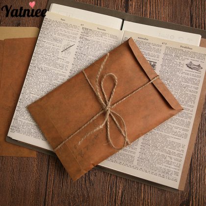 5PCS Retro Kraft Paper Envelopes